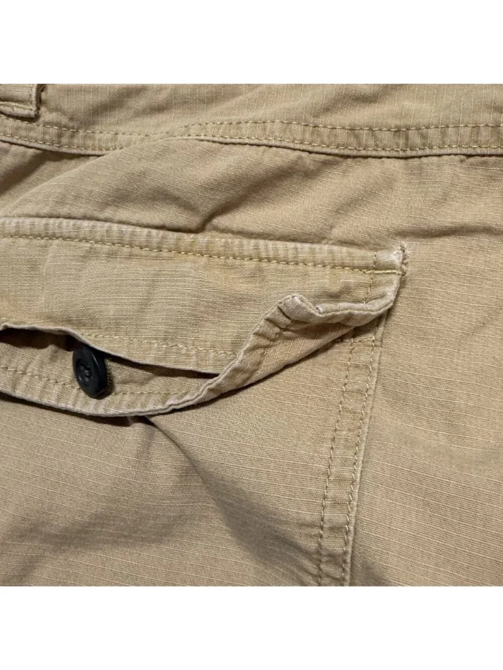 Y2K North Face Ripstop Cargo Pants 34x32 Tan Khaki Utility Outdoor Goprcore VTG